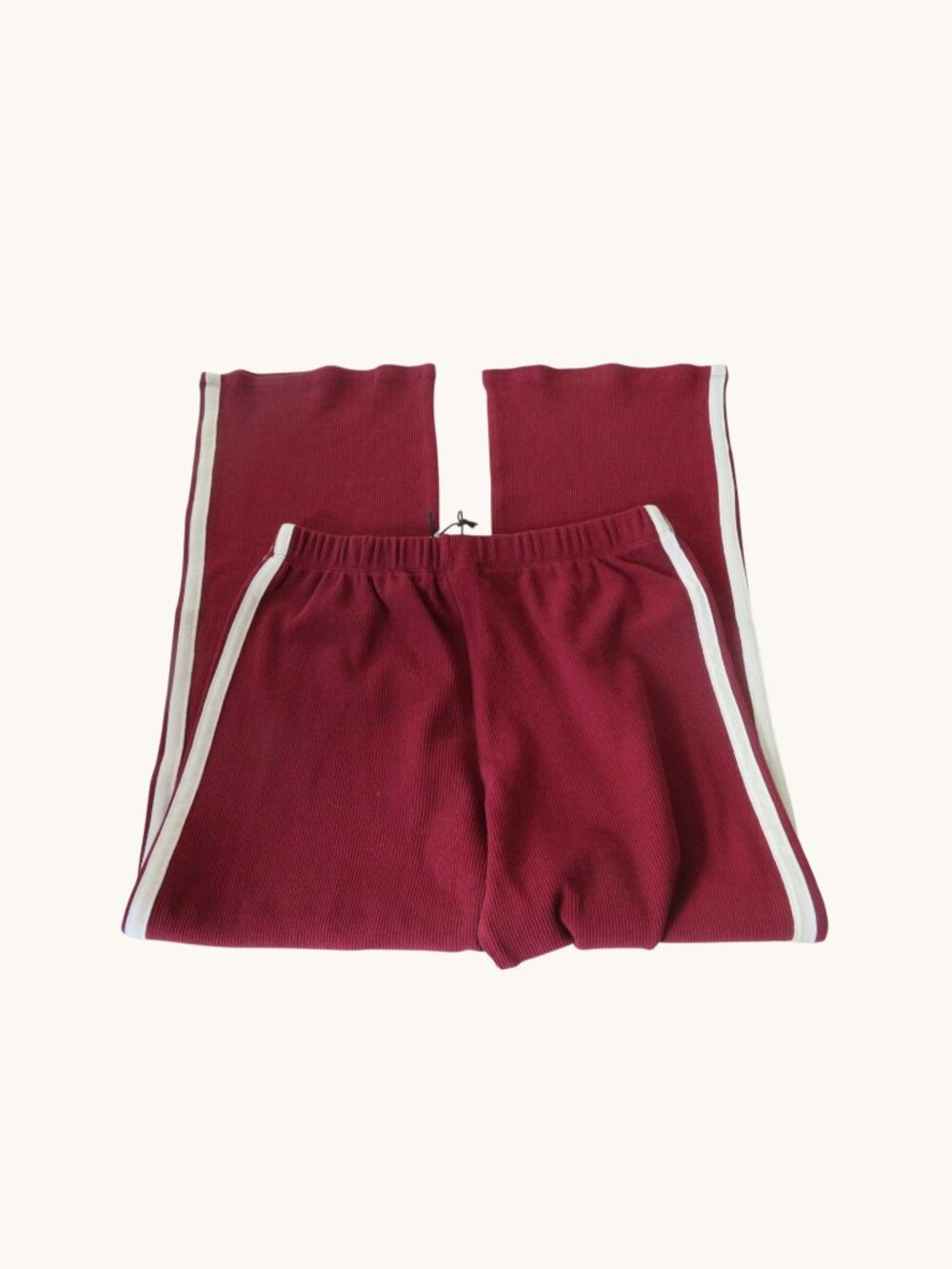 Daydreamer La- Solid Thermal Track Pant - Size Large - Burgandy, NWT - Picture 4 of 7